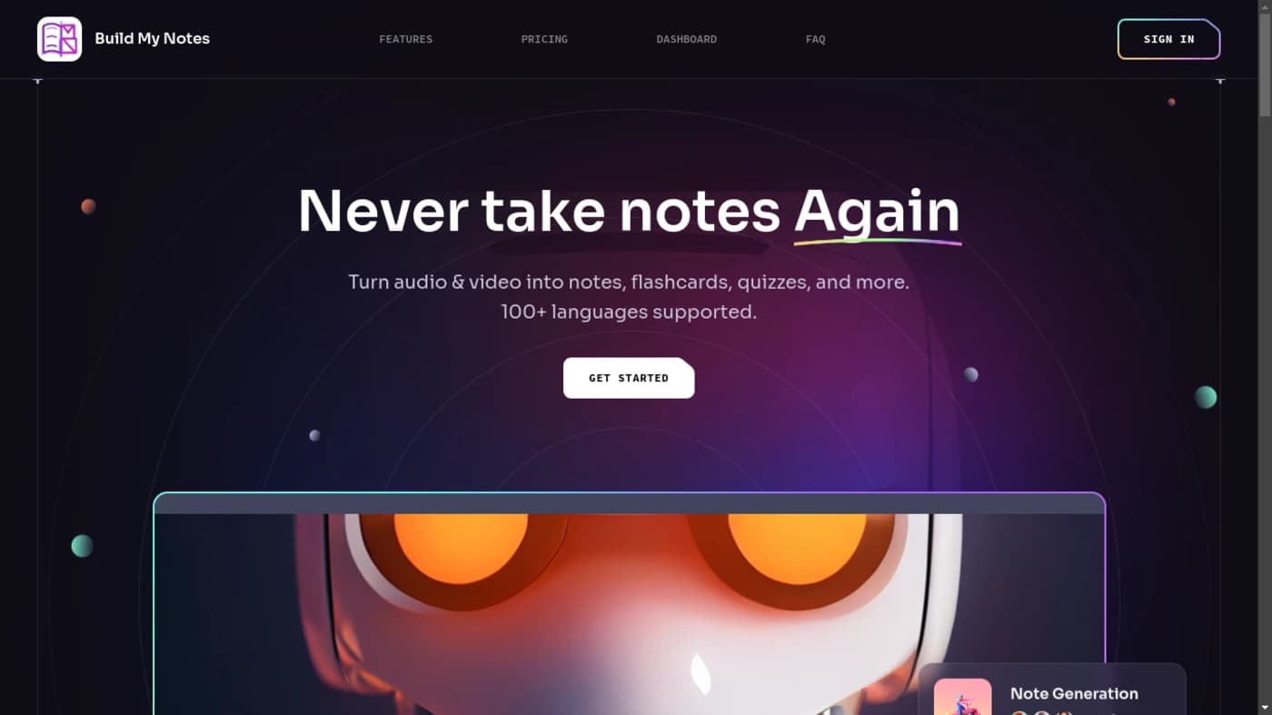buildmynotes.com